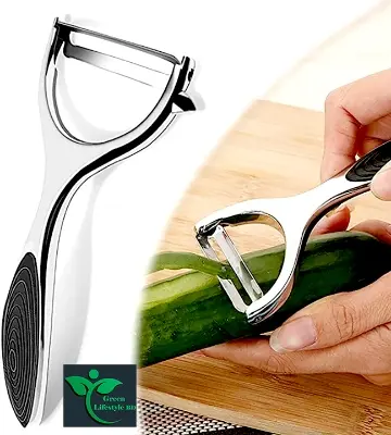 Picture of Vegetable and Fruit Peeler - Premium Multifunctional Ultra Sharp Julienne Peeler for Vegetables Like Potato, Cucumber, Carrot and Fruits Like Apple, etc. - Multicolor