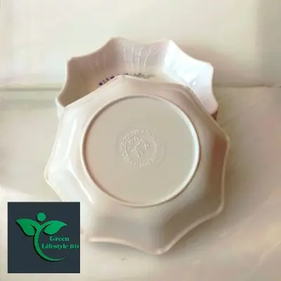 Picture of High Quality Melamine Half Plate Five Inch Wide Six Piece Set Multi Design Print For Home and Office - White