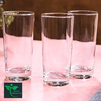 Picture of 6 pcs Crystal Clear Plain Drinking Glass Set 305 ml Drinking water Glass For Home and office