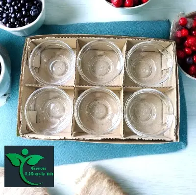 Picture of 6-Pcs Elegant Glass Bowl Set – for Firni, Desserts, Soups & Snacks, Nasir N-20B - Clear