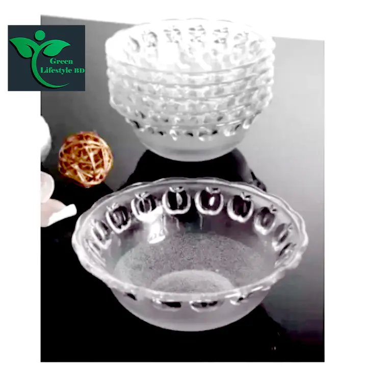 Picture of 6Pcs Gift Glass Bowl Set N-58B Serve Your Meals With Elegance In This Glass Bowl Set - Clear