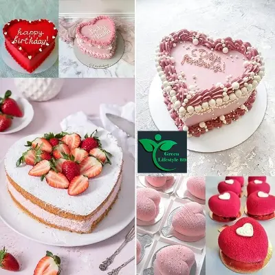 Picture of 4 Pcs Aluminum Heart Shaped Cake Pans Heart Cake Pan Baking Mold, Cheesecake Pan Chiffon Cake Mold for Birthday, Party - Silver