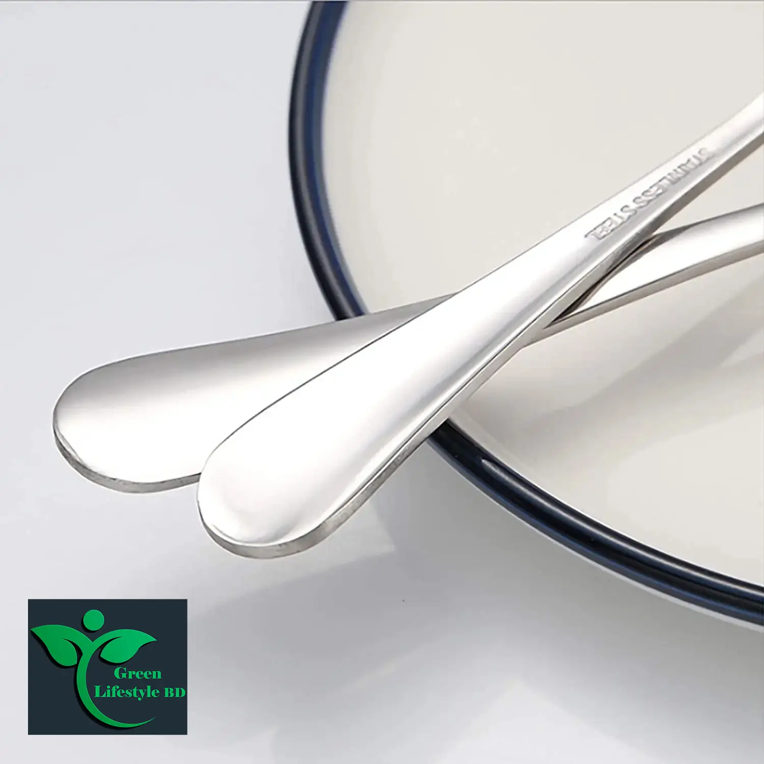 Picture of 6 -Pcs Food Grade Stainless Steel Teaspoon Coffee Spoon, Cheap Spoons 6 -inch Size for Home use