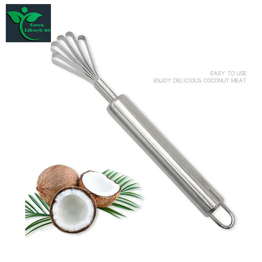 Picture of Stainless Steel Coconut Scraper Tool Kitchen Scale and Potato Accessories with Meat Removal Knife Baking & Pastry Tools