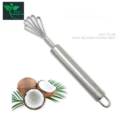 Picture of Stainless Steel Coconut Scraper Tool Kitchen Scale and Potato Accessories with Meat Removal Knife Baking & Pastry Tools