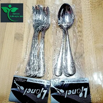Picture of 12 Piece Flower Print Handle Stainless Steel Flatware Cutlery Set For Home Kitchen Restaurant Hotel, Kitchen Utensils Set, Mirror Polished, Dishwasher Safe - Silver 12 Pcs Set