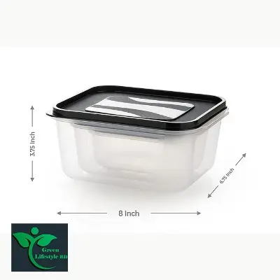 Picture of Multipurpose Plastic Food Storage Containers with Airtight Lid 3 Pcs Masala Box for Kitchen, Container for Kitchen Storage Set Dry Fruits Dabba 500ml, 1000ml, 1500ml ( Multicolor Lid) - Multicolor