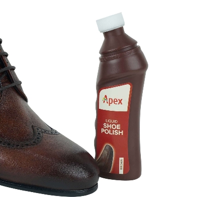 Picture of Apex Liquid Shoe Polish Brown