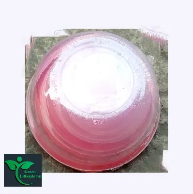 Picture of Rainbow color food box multipurpose use four piece round shape, food grade plastic for kitchen and dining use (1475 ml) - Multicolor