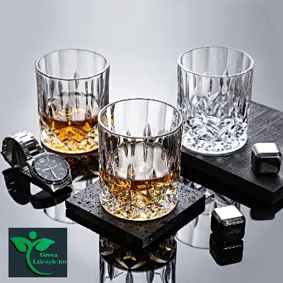 Picture of Unique Design Transparent Water & Juice Glass Set of 6 – 235ml Medium Size (Model N201T) | Classic Drinking Glasses for Milk, Sharbat & Cocktails - Transparent