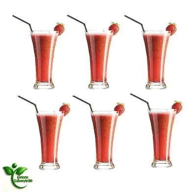 Picture of Premium 300ml Crystal Glass Set – 6/2 Pcs Stylish Drinking Glasses for Water, Juice, Milk, Lassi & Cocktails