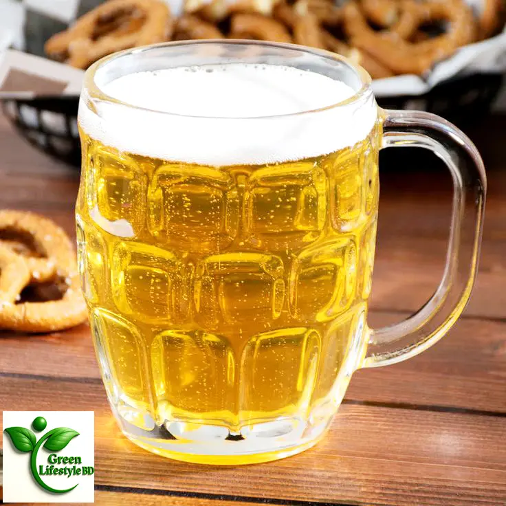 Picture of European Stein Style Dimple Glass Mugs – 500ml Large Handle Beer & Beverage Mug Set | Classic Dishwasher Safe Glassware
