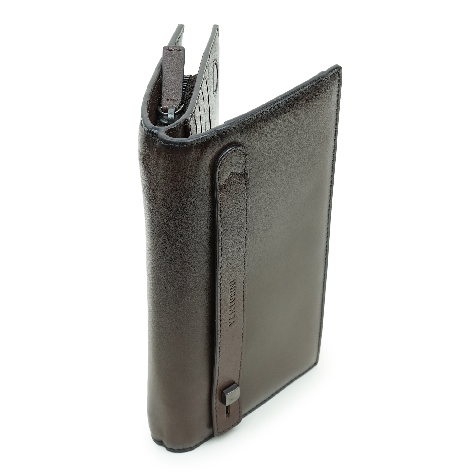 Picture of Venturini Men’s Long Wallet Dark Brown