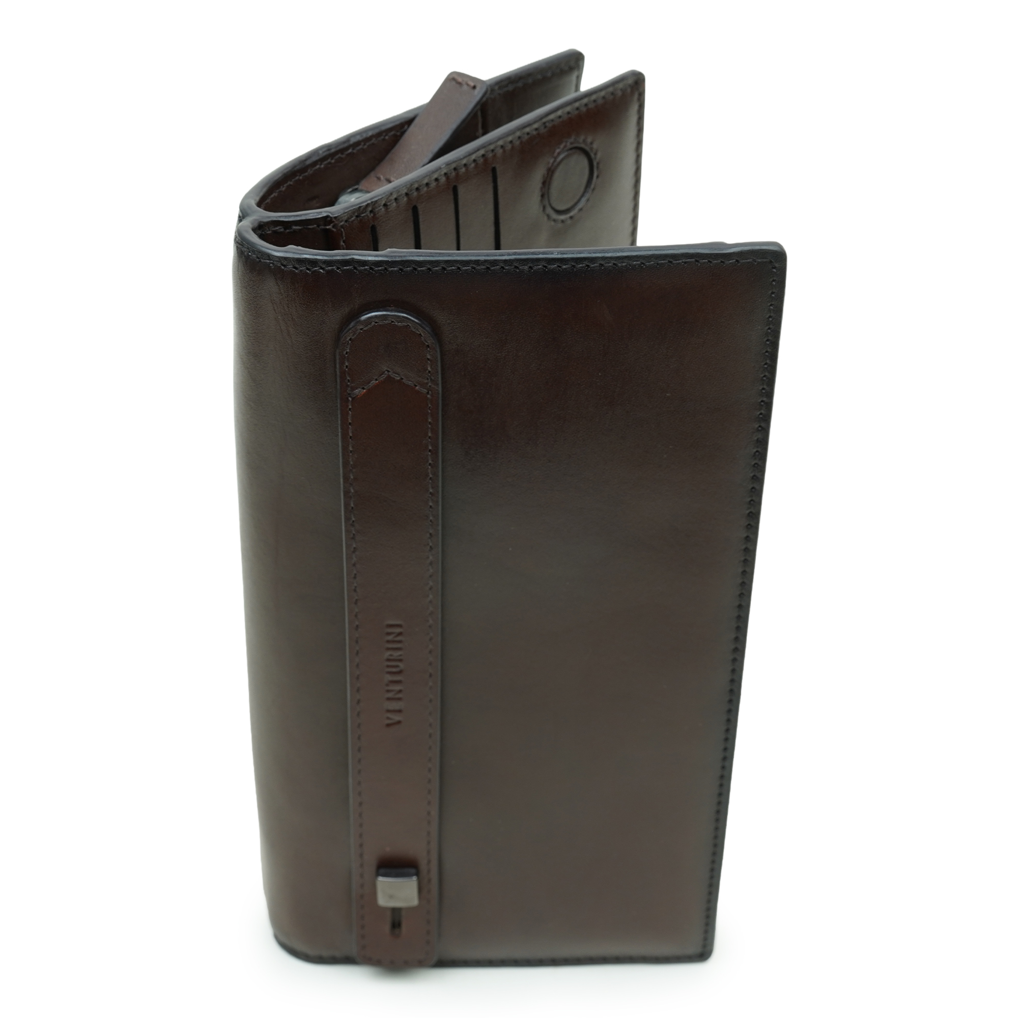 Picture of Venturini Men’s Long Wallet Dark Brown