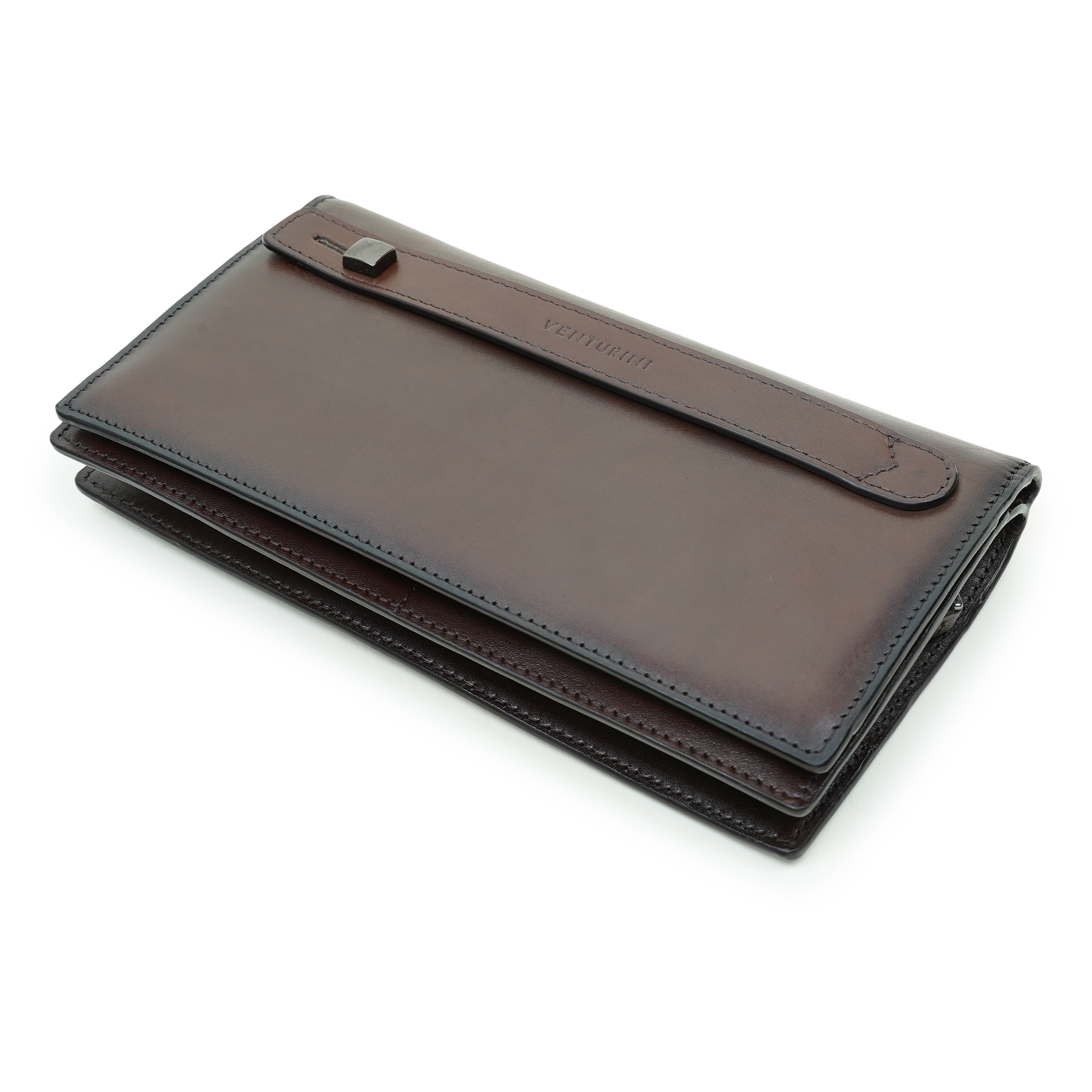 Picture of Venturini Men’s Long Wallet Dark Brown