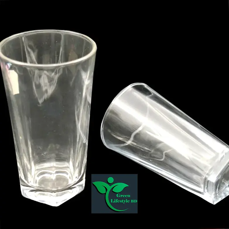 Picture of Beautiful Design 5 Angel Drinking Water Glass 6 pcs For Home, office and Restaurant - Clear