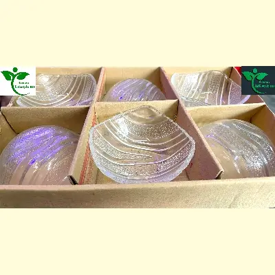 Picture of 6 Pcs Crystal Glass Firni Set & Bati Set - Elegant Serving Bowls For Soup And Dessert - Set Of 6 Pieces - Clear