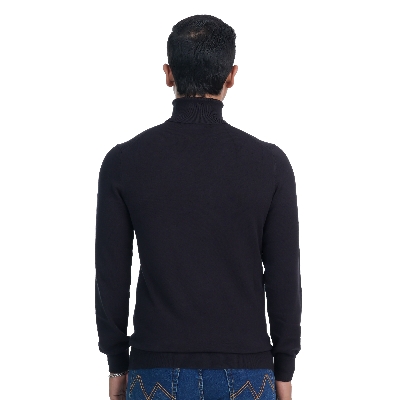 Picture of Maverick Men's Turtle Neck Sweater Black