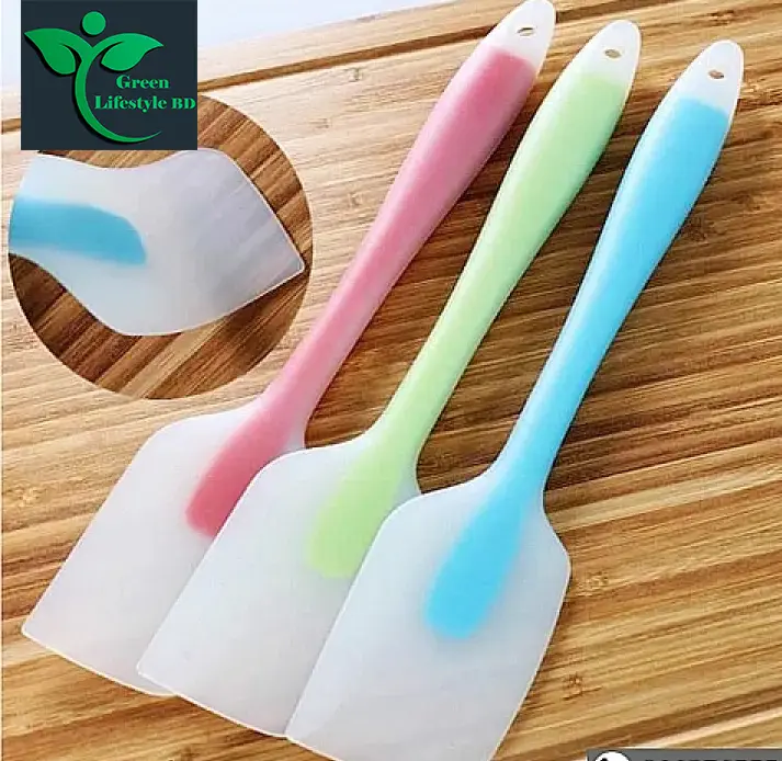 Picture of High-Quality Silicone Spoon 2 Piece Set - Upgrade Your Kitchen with This Essential Kitchen Accessory. - Multicolor
