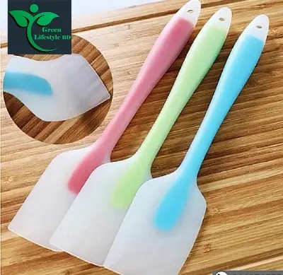 Picture of High-Quality Silicone Spoon 2 Piece Set - Upgrade Your Kitchen with This Essential Kitchen Accessory. - Multicolor