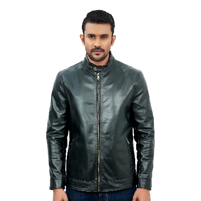 Picture of Maverick Men's Leather Jacket Black