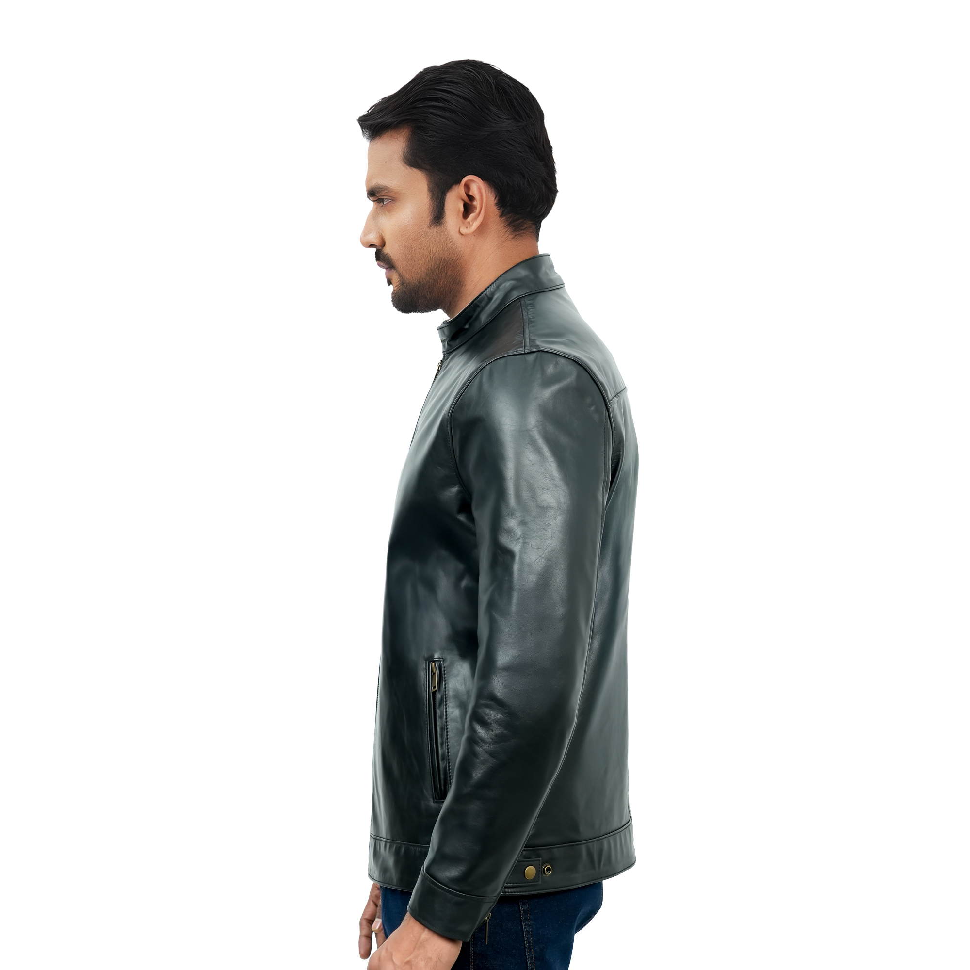 Picture of Maverick Men's Leather Jacket Black