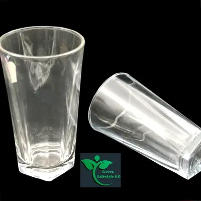 Picture of 6 pcs Beautiful Design 5 Angel Drinking Water/Juice Glass For Home, office and Restaurant - Clear