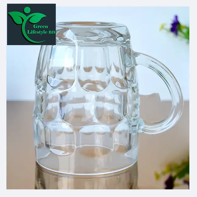 Picture of Big Size Drinkware mug 1pcs 590ml for home and office - Clear