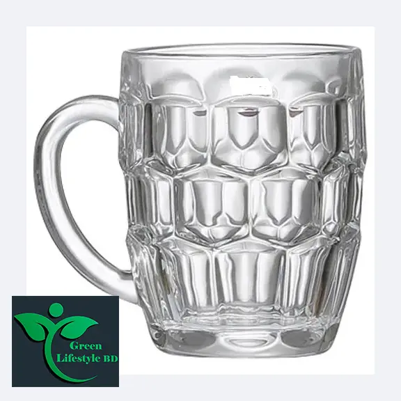 Picture of Big Size Drinkware mug 1pcs 590ml for home and office - Clear