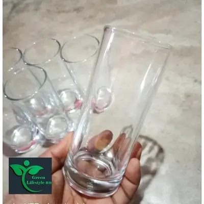 Picture of Crystal Clear Plain Drinking Glass Set 6 pcs 305 ml Drinking water Glass For Home and office