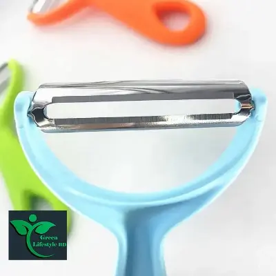 Picture of Multi-function fruit vegetable peeler stainless steel scraping knife melon potato peeler vegetable peeler for cucumbers and carrots - Multicolor 1 Pcs