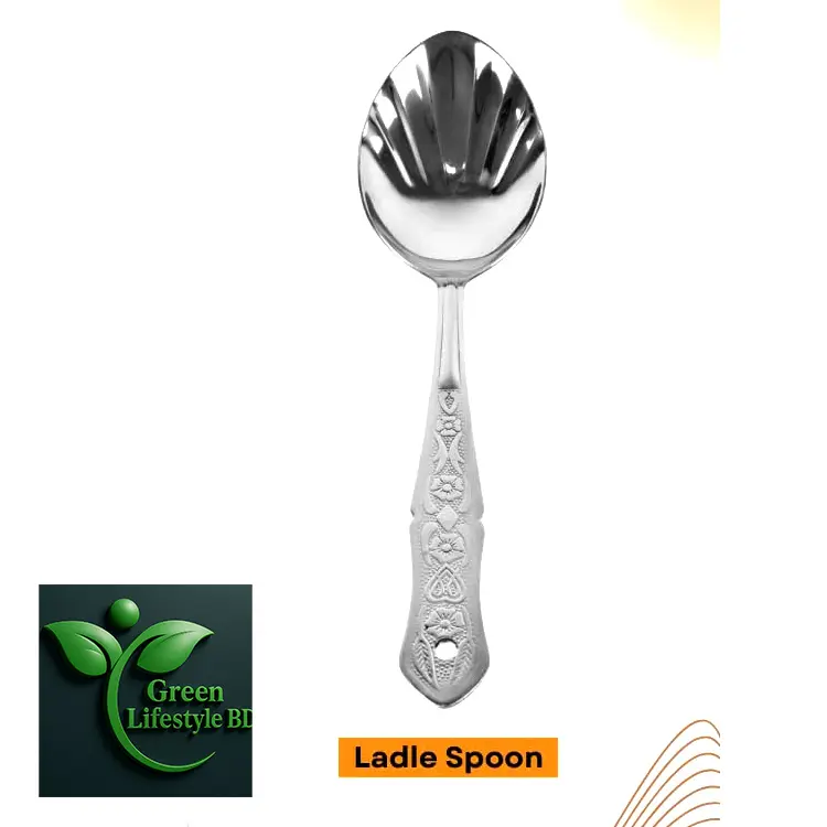 Picture of Stainless Steel Serving Spoon Set 4pcs – 10-Inch Elegant Spoons for Effortless Serving at Every Meal & Occasion - Silver 4 pcs Set