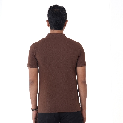 Picture of Maverick Men's Polo T-shirt  Coffee