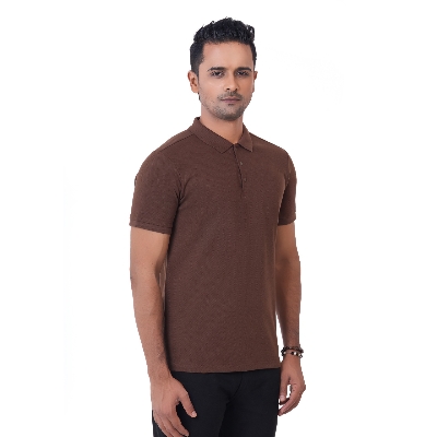 Picture of Maverick Men's Polo T-shirt  Coffee