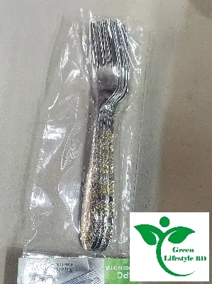 Picture of 6pcs Stainless Steel Cutlery Spoon Set – 6 Inch Elegant Multi-Design Spoons for Dining & Daily Use