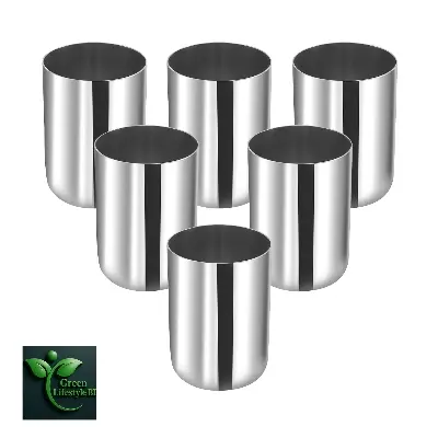 Picture of Stainless Steel Drinking Glass Set – 4/6 Pcs, 290ml, Mirror Polish, Food-Grade & Scratch-Resistant