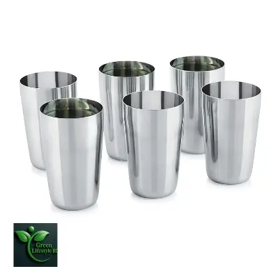 Picture of 400ml Stainless Steel Drinking Glass – Stylish, Durable & Easy to Clean, Perfect for Water, Juice & Beverages
