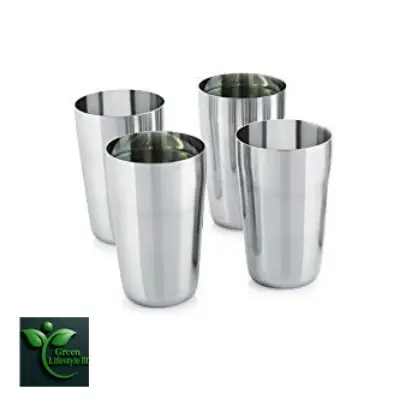Picture of 400ml Stainless Steel Drinking Glass – Stylish, Durable & Easy to Clean, Perfect for Water, Juice & Beverages