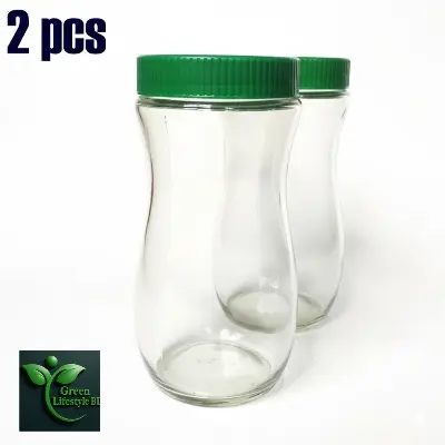Picture of 1000ml Transparent Glass Jar Set – Premium Glass & Food Container (2/3/4 Pcs) for Kitchen Storage