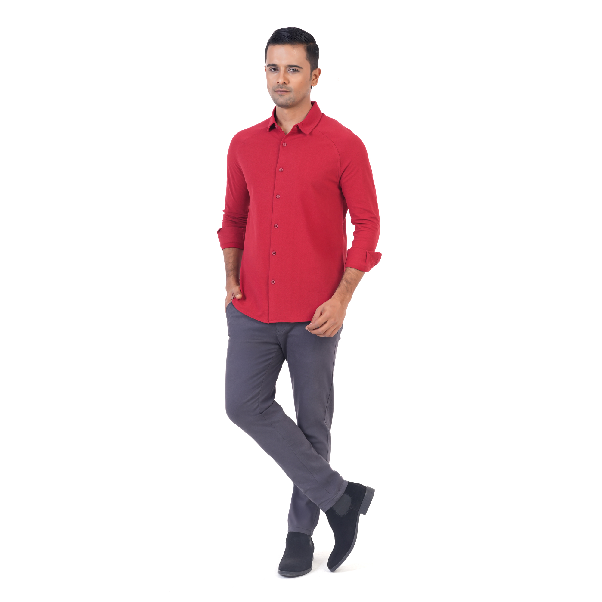 Picture of Maverick Men's Shirt Maroon