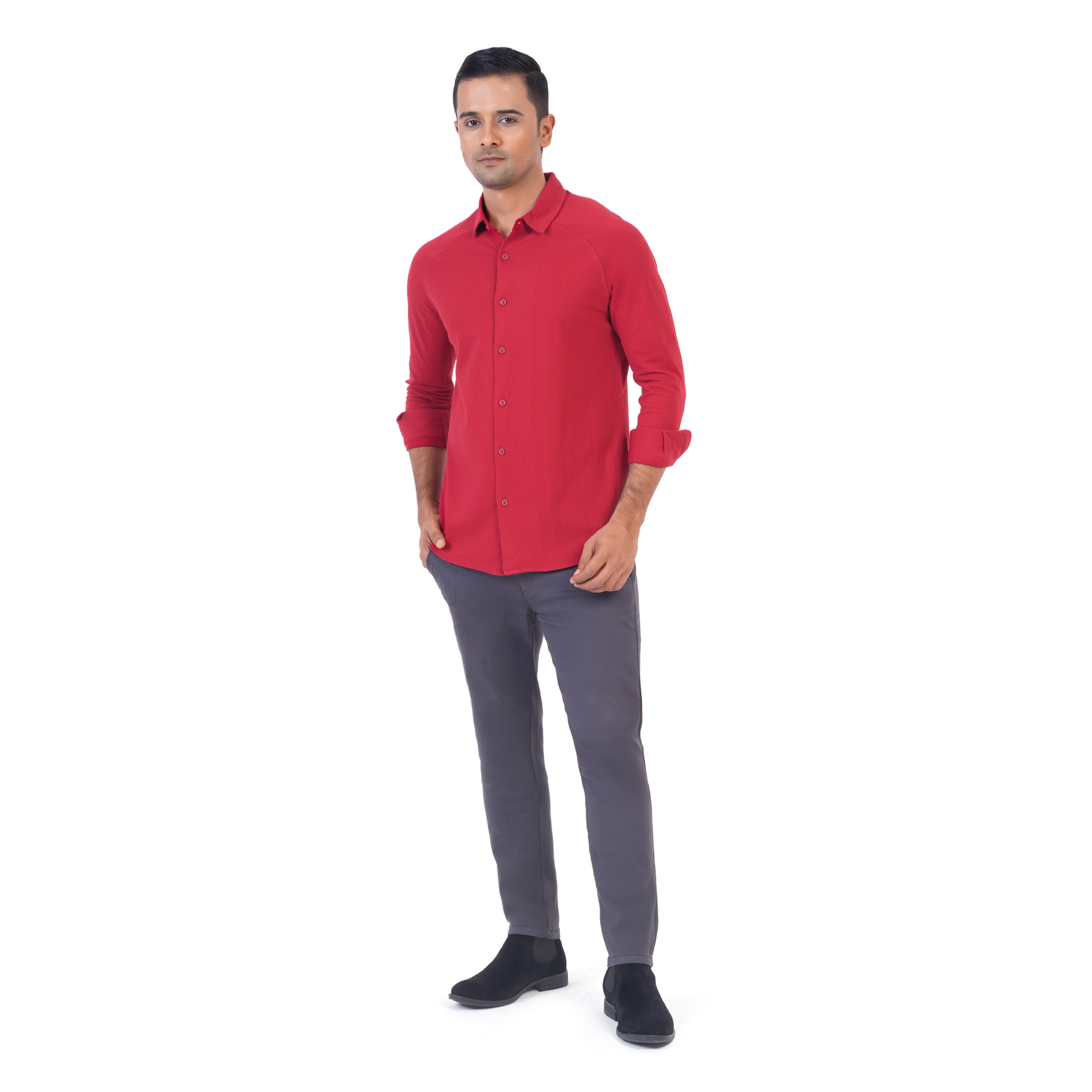 Picture of Maverick Men's Shirt Maroon