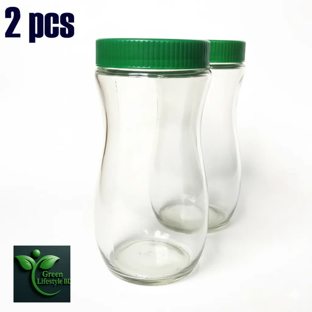 Picture of High-Quality 1000ml Glass Jar – 2/3/4 Pcs Glassware Food Storage Containers for Home & Office