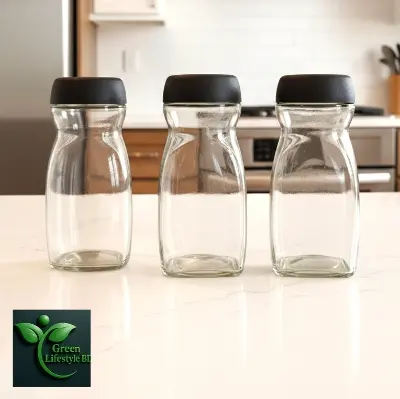 Picture of 1000ml Premium Glass Coffee Jar Set – 2/3/4 Pcs Food Storage Containers for Kitchen & Dining
