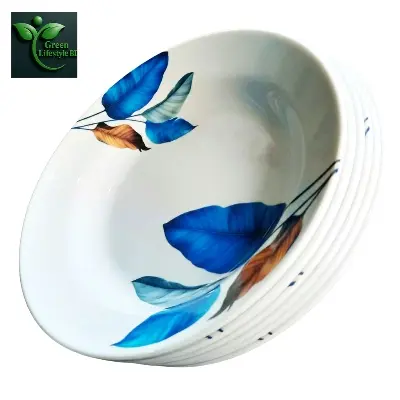 Picture of 9.5 Inch Melamine Dinner Plate Set – 4 or 6 Pcs Premium Quality Plates for Dining & Serving