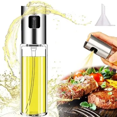 Picture of Glass Oil Spray Bottle – Kitchen Oil Sprayer for Air Fryer, Olive & Edible Oil Cooking Use(1/2 pcs)
