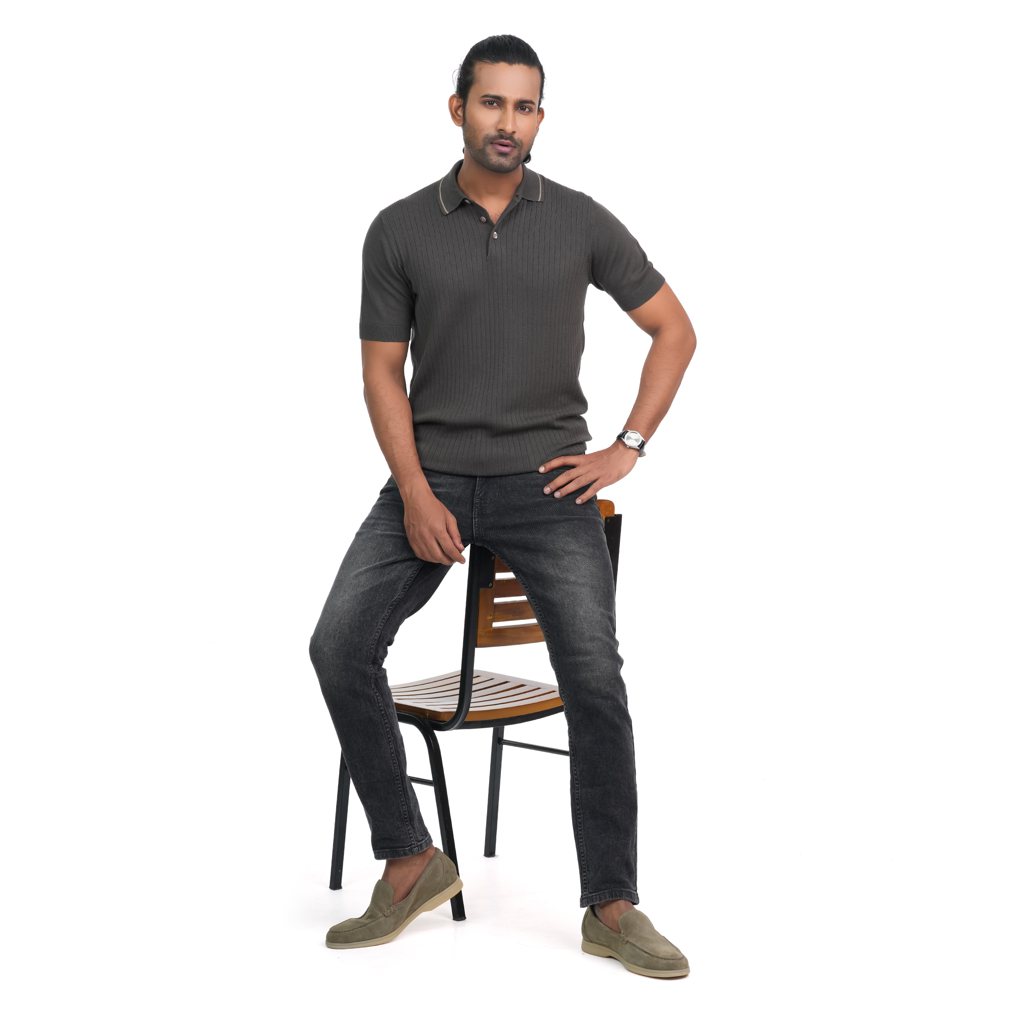 Picture of Maverick Men's Polo Shirt Grey