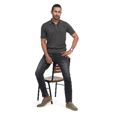 Picture of Maverick Men's Polo Shirt Grey