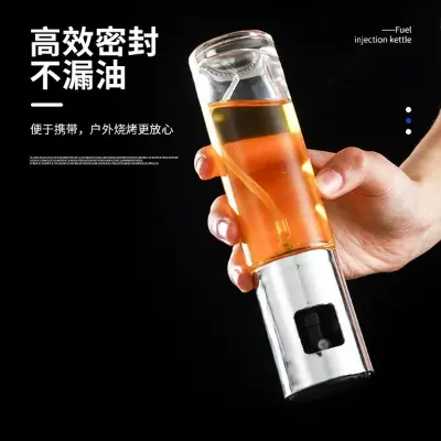 Picture of Glass Oil Spray Bottle – Kitchen Oil Sprayer for Air Fryer, Olive & Edible Oil Cooking Use(1/2 pcs)