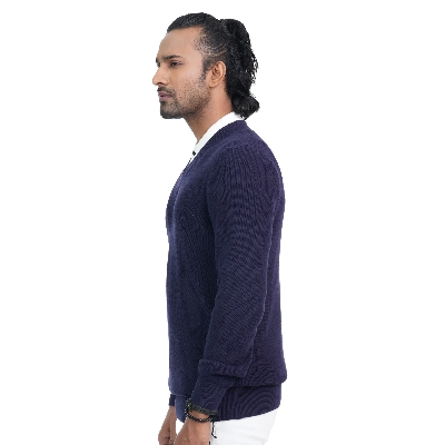Picture of Maverick Men's Sweater Navy Blue