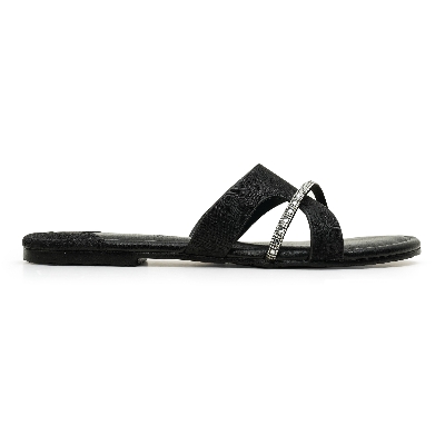 Picture of Nino Rossi Women's Flat Sandal Black